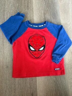 Spiderman Red and Blue Long Sleeve Tee